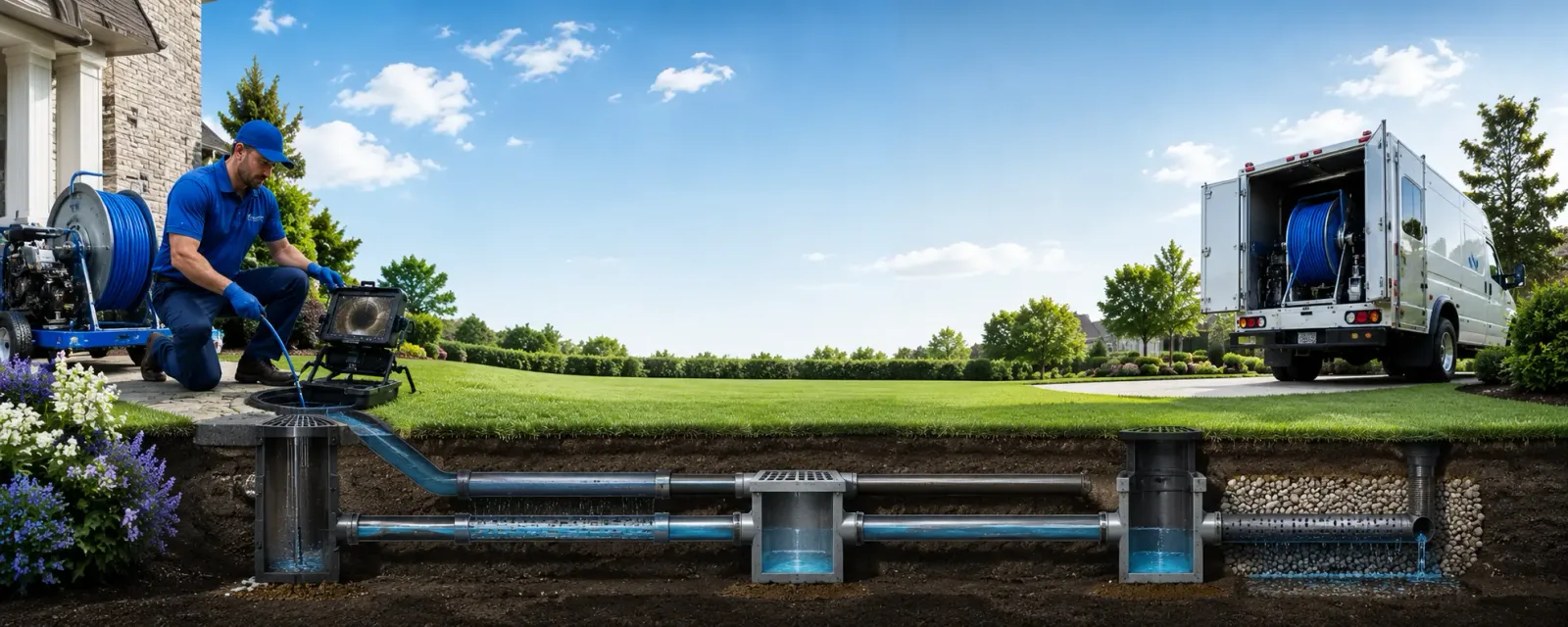 Outdoor drain cleaning information for Sweet Briar, VA